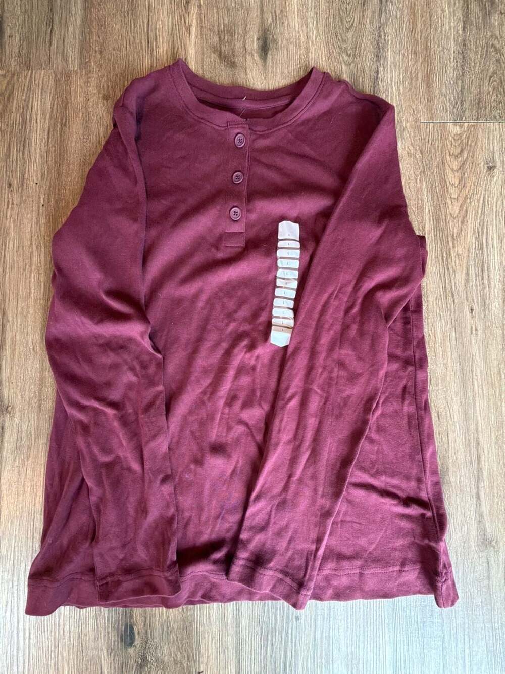 Duluth Trading Longtail T Long Sleeve Henley Size L